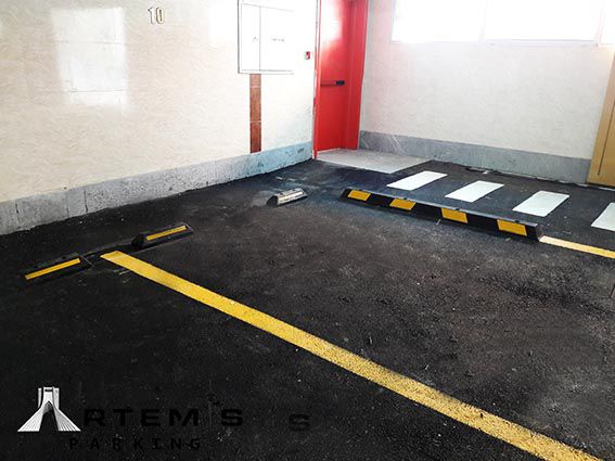 خط کشی پارکینگ در تهران