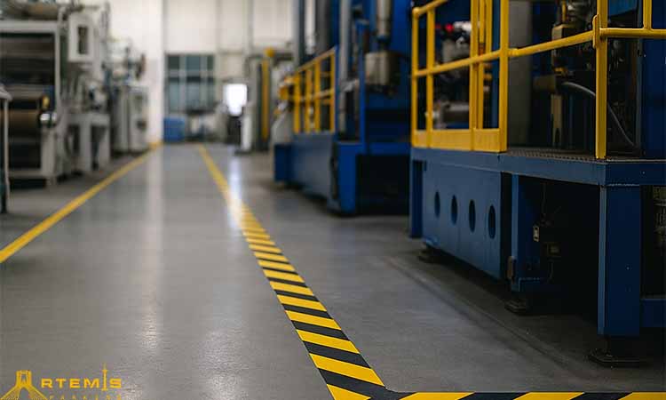 اهمیت خط کشی استاندارد در کارخانجات