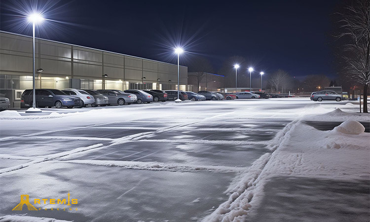 چرا کف پارکینگ در زمستان لغزنده می شود؟