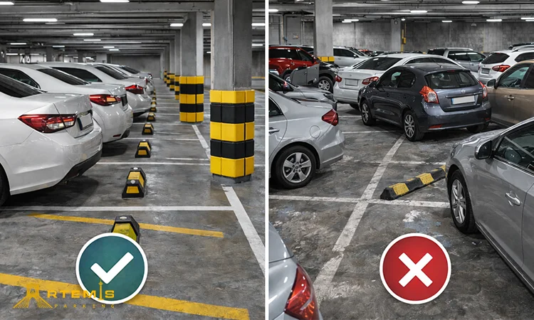 چرا پارکینگ ها حتی اگر در ابتدا منظم باشند، به مرور بی نظم می شوند؟