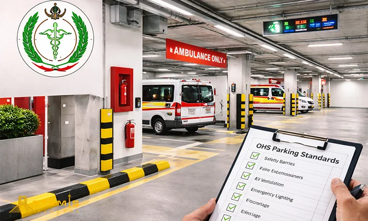 استانداردهای وزارت بهداشت برای پارکینگ